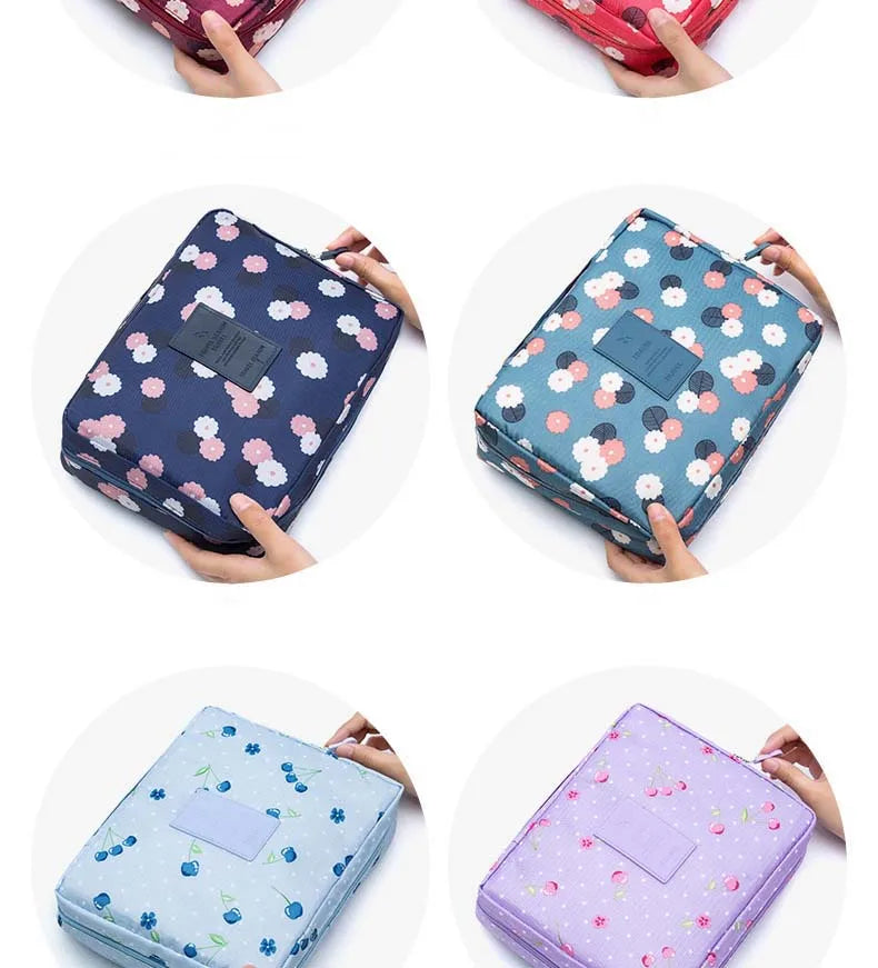 Outdoor Multifunction travel Cosmetic Bag Women Toiletries Organizer Waterproof Female Storage Make up Cases