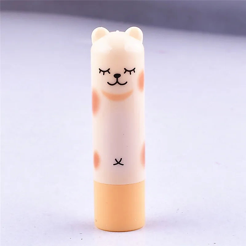 New Makeup Moisturizing Colourless Lip Balm Natural Plant Sphere Lip Gloss Fruit Embellish lipstick Cute smile face Makeup