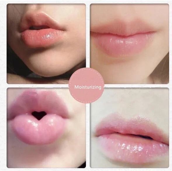 New Makeup Moisturizing Colourless Lip Balm Natural Plant Sphere Lip Gloss Fruit Embellish lipstick Cute smile face Makeup