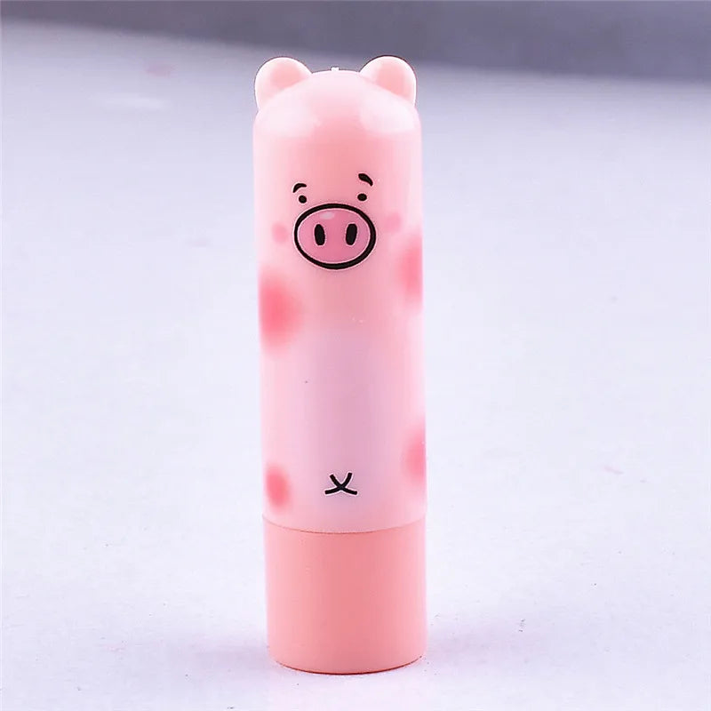 New Makeup Moisturizing Colourless Lip Balm Natural Plant Sphere Lip Gloss Fruit Embellish lipstick Cute smile face Makeup