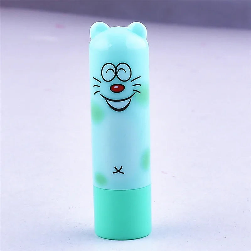 New Makeup Moisturizing Colourless Lip Balm Natural Plant Sphere Lip Gloss Fruit Embellish lipstick Cute smile face Makeup