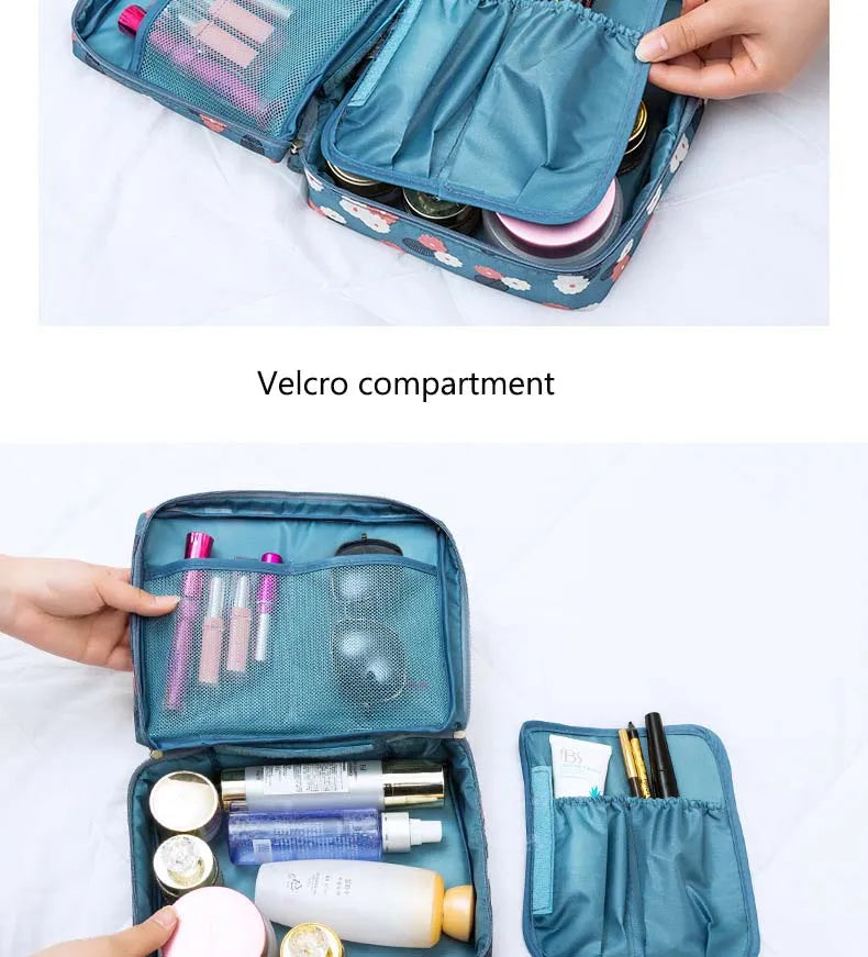 Outdoor Multifunction travel Cosmetic Bag Women Toiletries Organizer Waterproof Female Storage Make up Cases