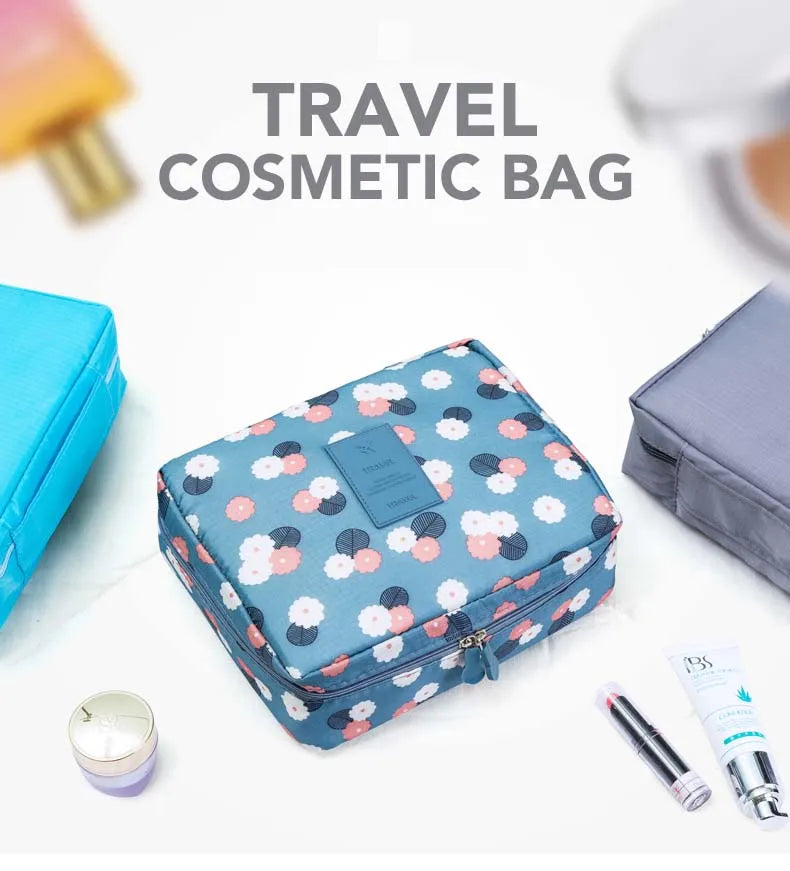 Outdoor Multifunction travel Cosmetic Bag Women Toiletries Organizer Waterproof Female Storage Make up Cases