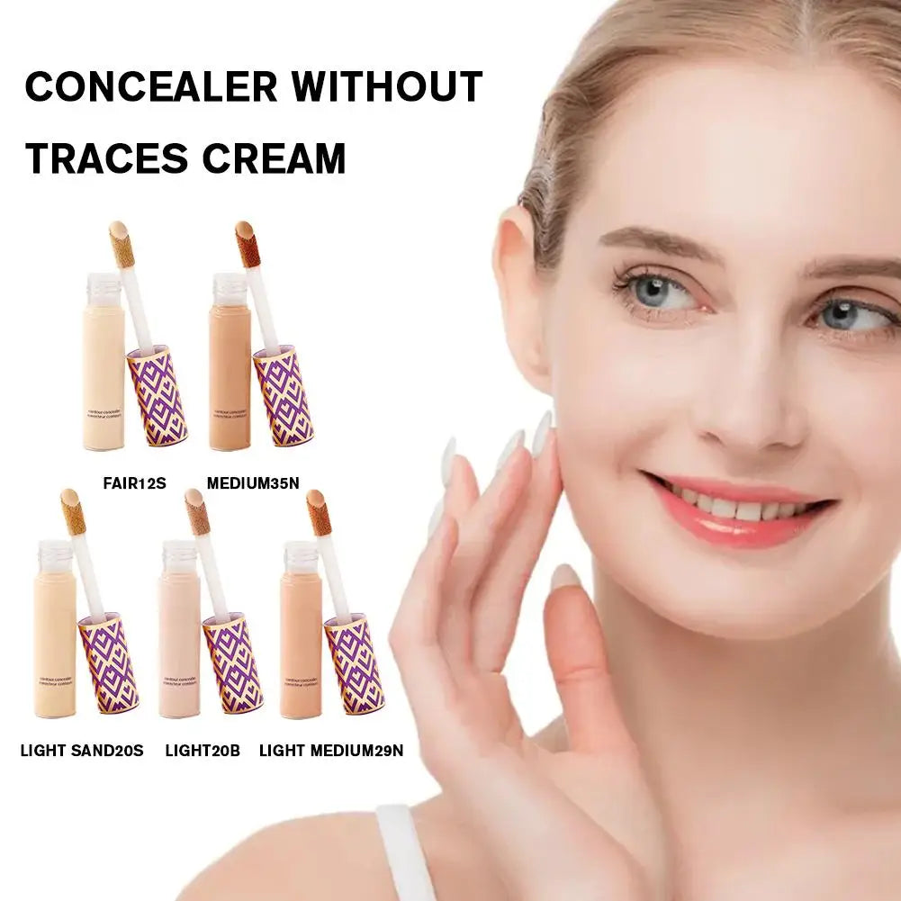 10ml Liquid Concealer Dark Circle Acne Mark Spot Overspread Foundation Skin Tone Repair Oil Control Concealer Facial Primer