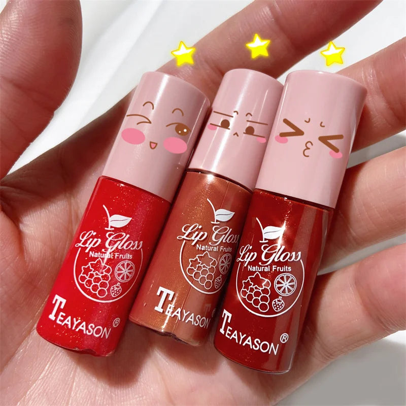 Mirror Water Light Lip Gloss Transparent Glass Lasting Moisturizing Waterproof Liquid Lipstick Pearlescent Fine Shine Lip Glaze