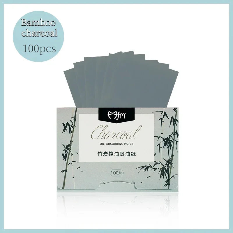 100pcs/set Facial Oil Blotting Paper Matte Face Wipes Oil Control Oil-absorbing Face Cleaning Beauty Makeup Tools Accessories