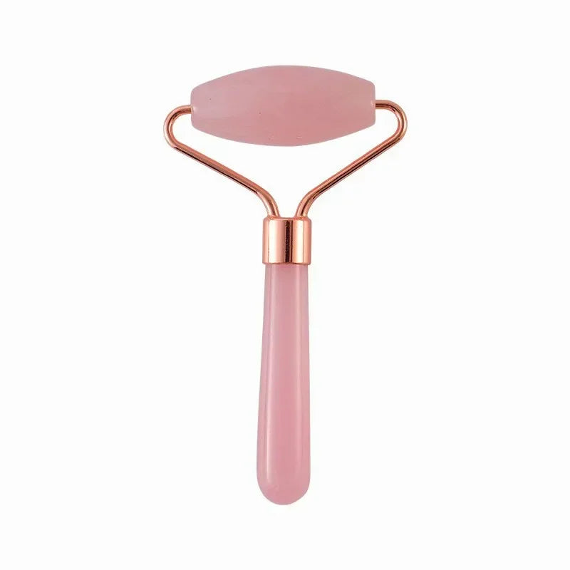 Gua Sha Massage Board for Face Rose Pink Guasha Set Plate Jade Face Massager Scrapers Tools for Face Neck Back Body