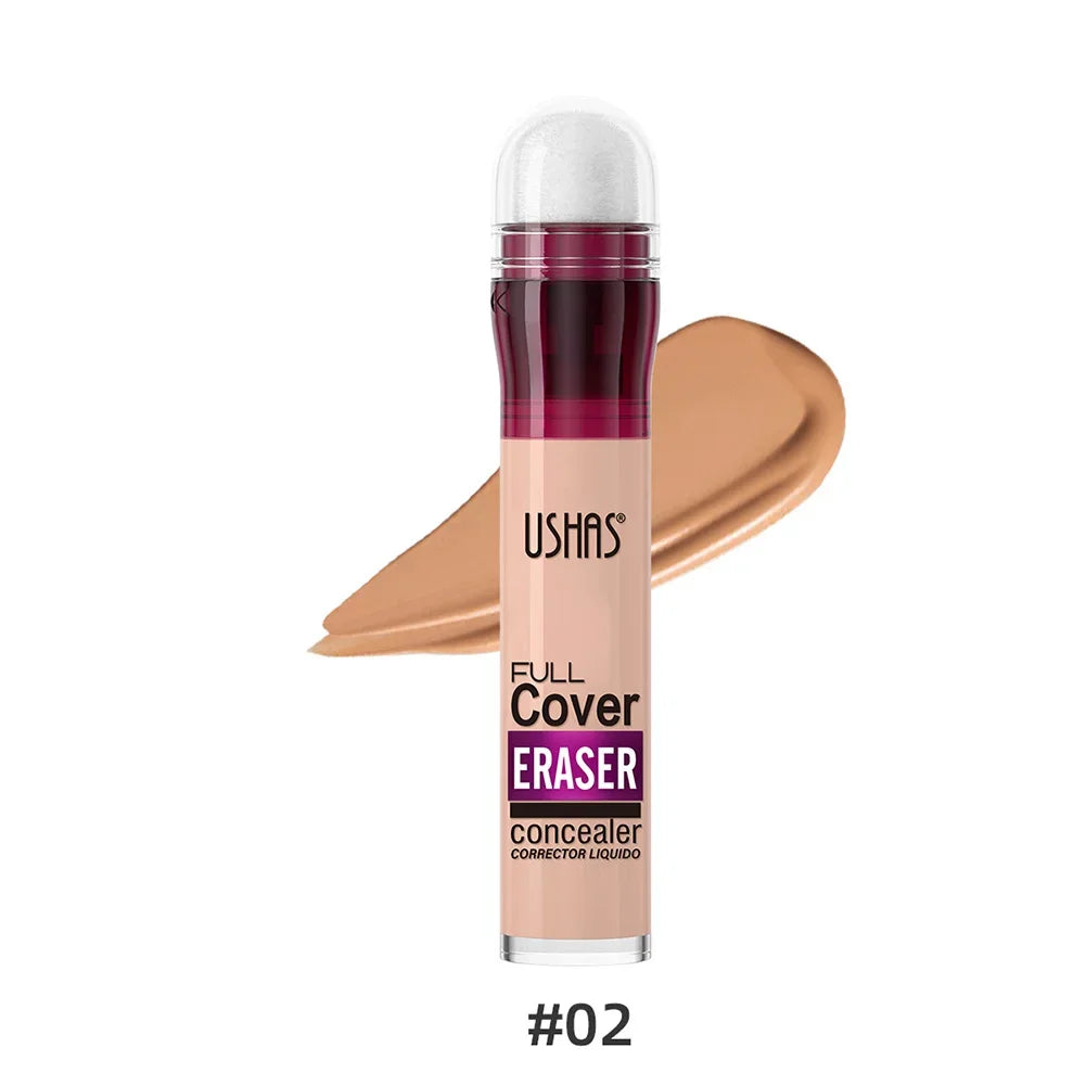 Full Cover Eraser Concealer Corrector Liquid 24h Lasting Makeup Waterproof Foundation Efficient Moisturizing Korean Shadows