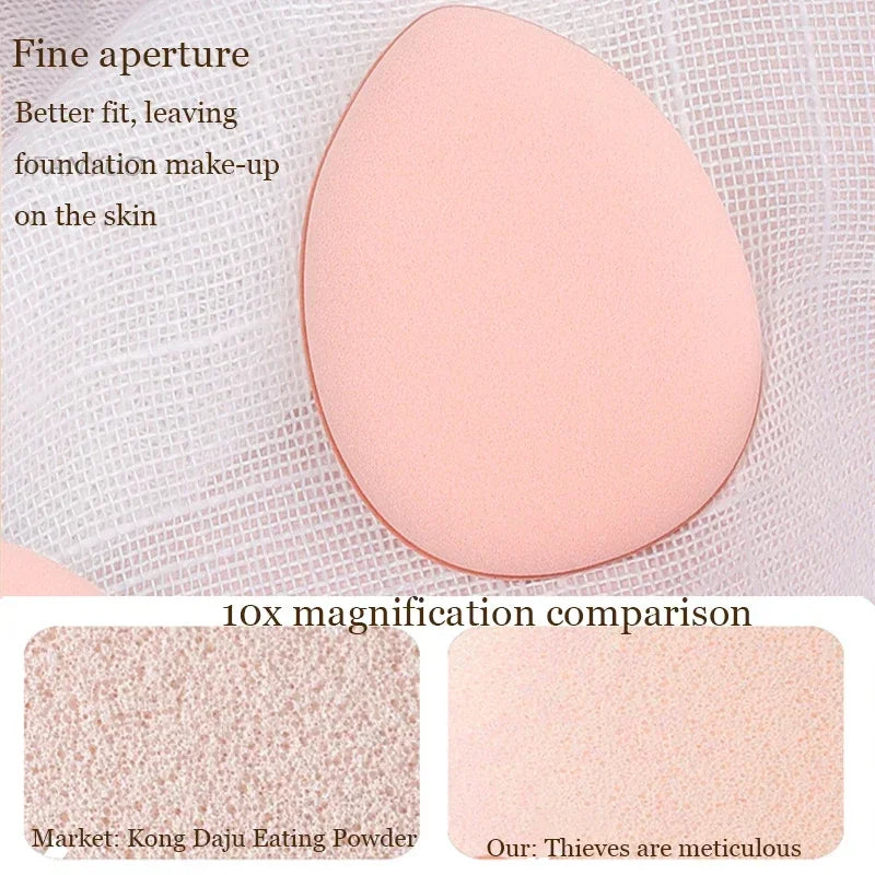 3/10pcs Mini Size Professional Cosmetic Cushion Puff Concealer Foundation Detail Puff Finger Puff Set Makeup Sponge Beauty Tool