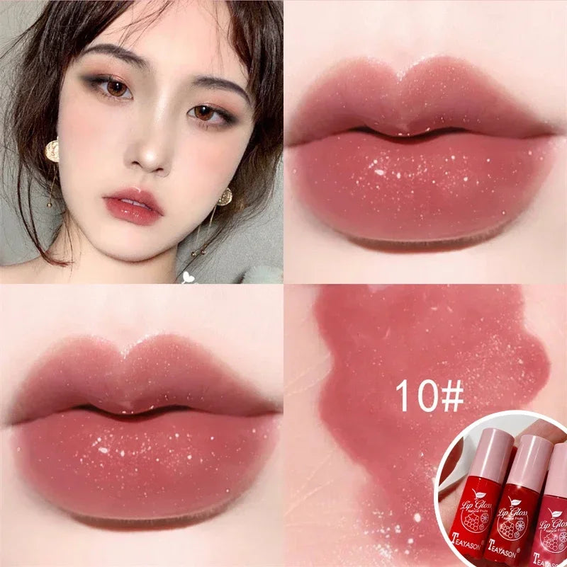 Mirror Water Light Lip Gloss Transparent Glass Lasting Moisturizing Waterproof Liquid Lipstick Pearlescent Fine Shine Lip Glaze