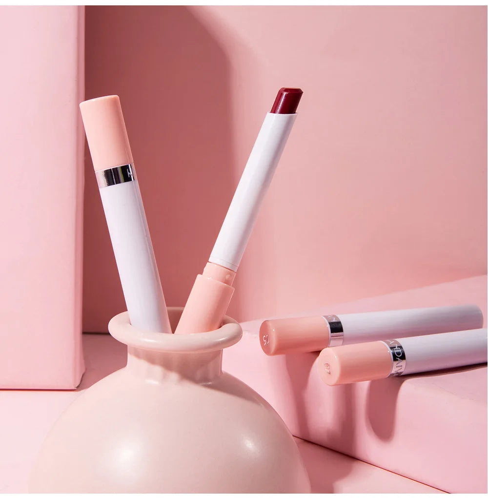 4 PCS Waterproof Matte Lipsticks Korean Cosmetics Makeup for Women