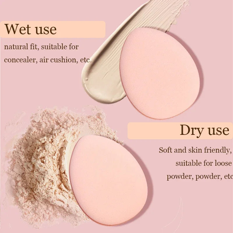 3/10pcs Mini Size Professional Cosmetic Cushion Puff Concealer Foundation Detail Puff Finger Puff Set Makeup Sponge Beauty Tool