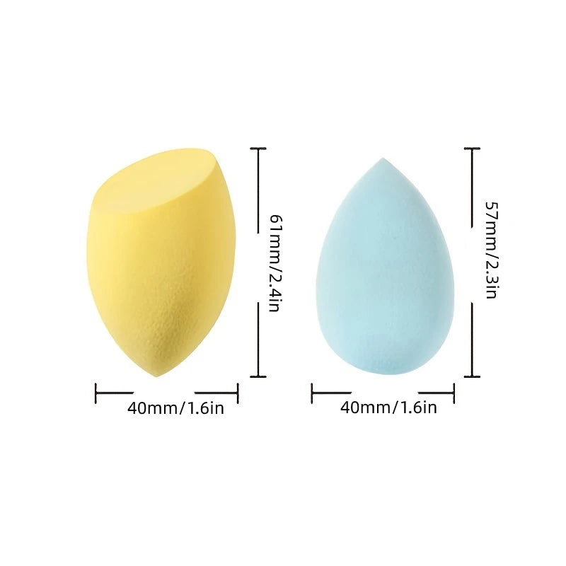 4pcs/bag Fashion Make up Blender Cosmetic Puff Makeup Sponge Foundation Powder Sponge Beauty Tool Makeup Tool Accessories