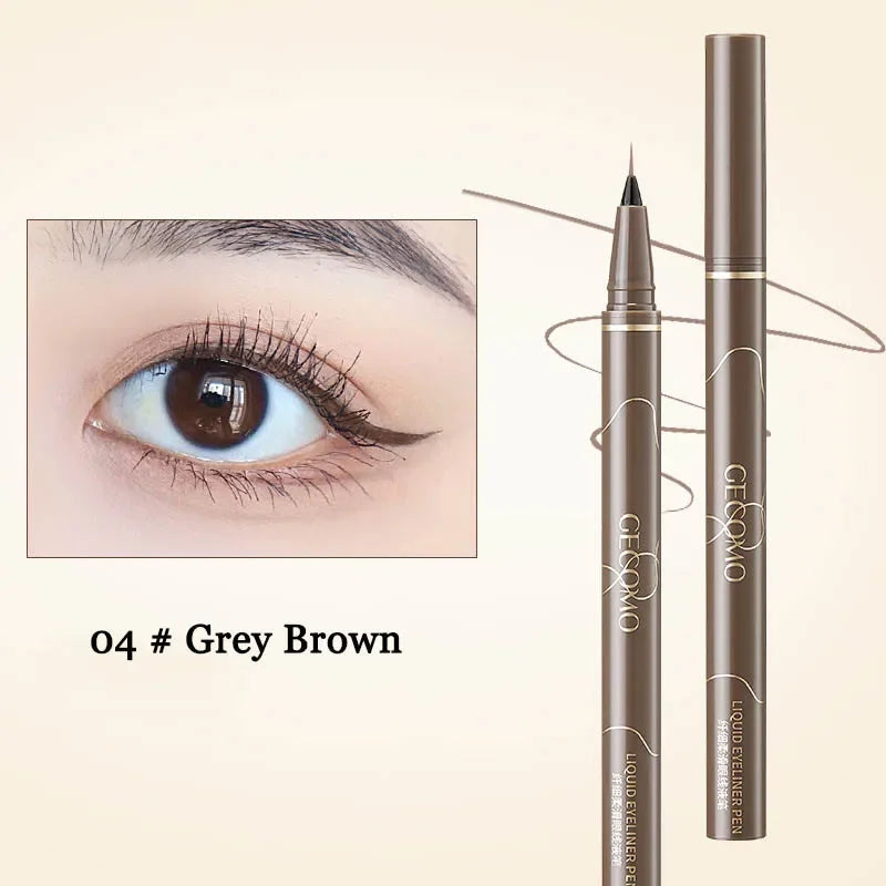 Ultra Thin Black Brown Lower Eyelash Eyeliner Pen Waterproof Lasting Smooth Lying Silkworm Eyes Liner Pencils Eye Makeup Tools