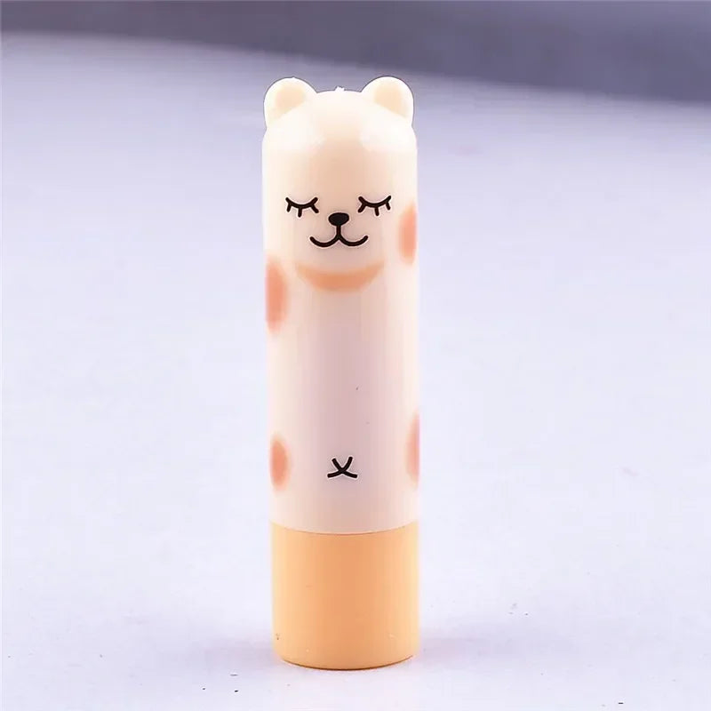 New Makeup Moisturizing Colourless Lip Balm Natural Plant Sphere Lip Gloss Fruit Embellish lipstick Cute smile face Makeup