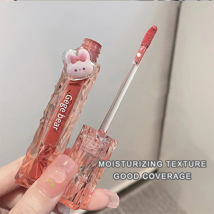 Gege Bear Crystal Mirror Water Lipgloss Hydrating And Ultra-Moisturizing High Shine Glossy Lip Tint Fuller Your Lips