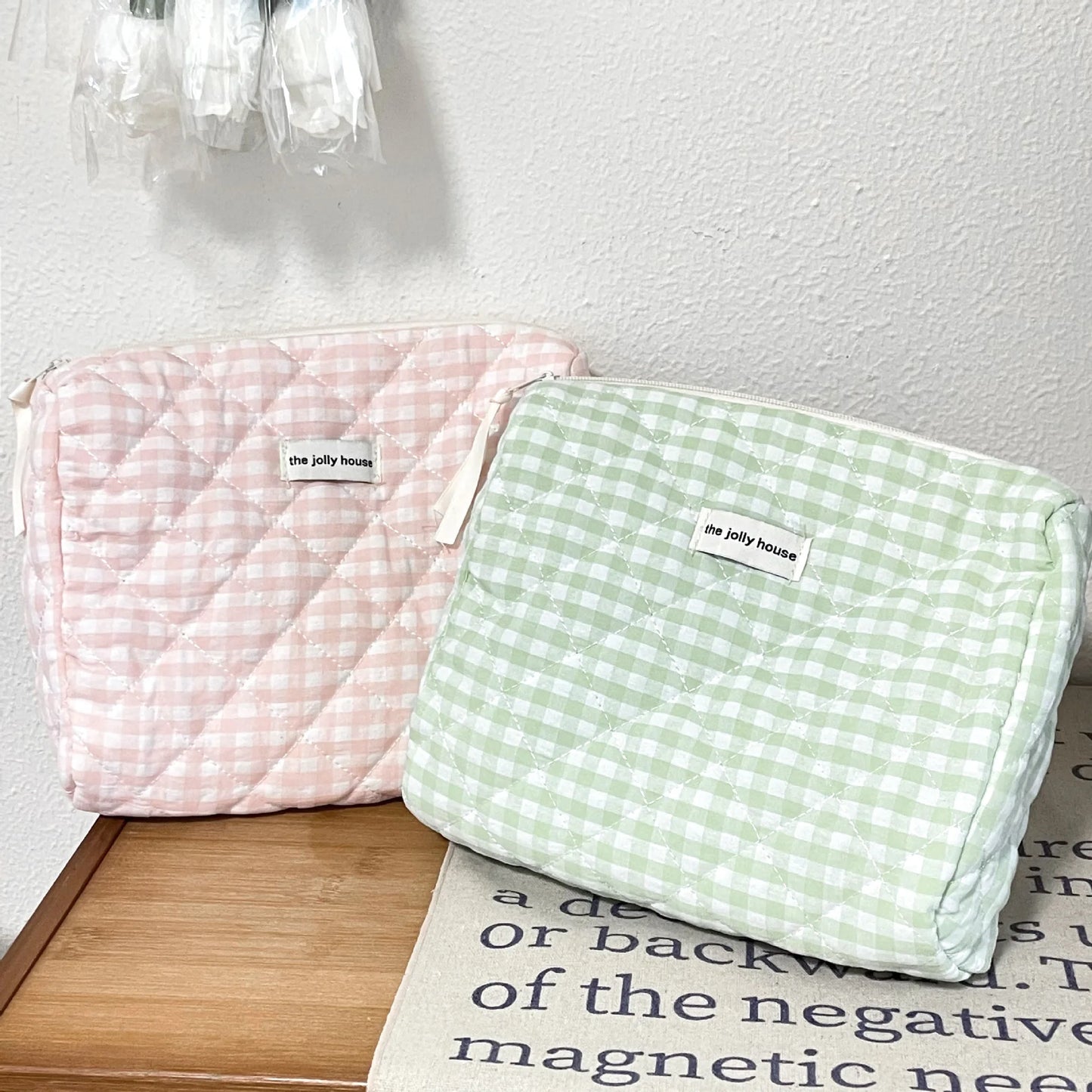 Large Capacity Women's Cosmetic Bags Cases Casual Ladies Small Storage Bag with Zipper Female Travel Clutch Bag Small Handbags