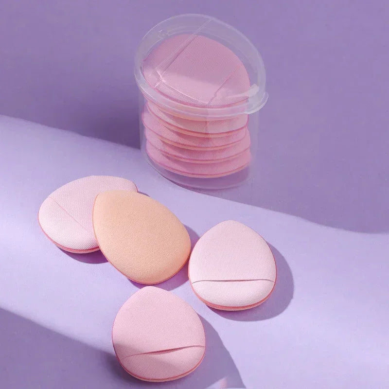 3/10pcs Mini Size Professional Cosmetic Cushion Puff Concealer Foundation Detail Puff Finger Puff Set Makeup Sponge Beauty Tool