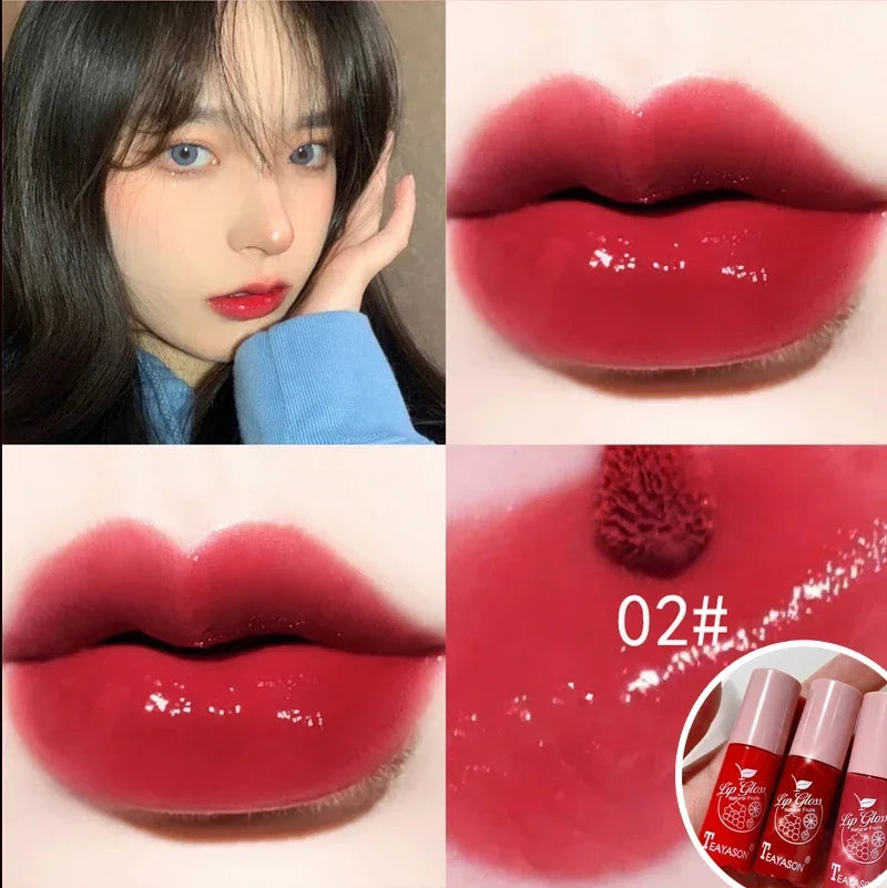 Mirror Water Light Lip Gloss Transparent Glass Lasting Moisturizing Waterproof Liquid Lipstick Pearlescent Fine Shine Lip Glaze