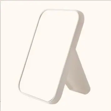 Small Folding Makeup Mirror Portable Makeup Mirror Student Dormitory Desktop Desktop Small Mirror Wholesale Square Mirrors