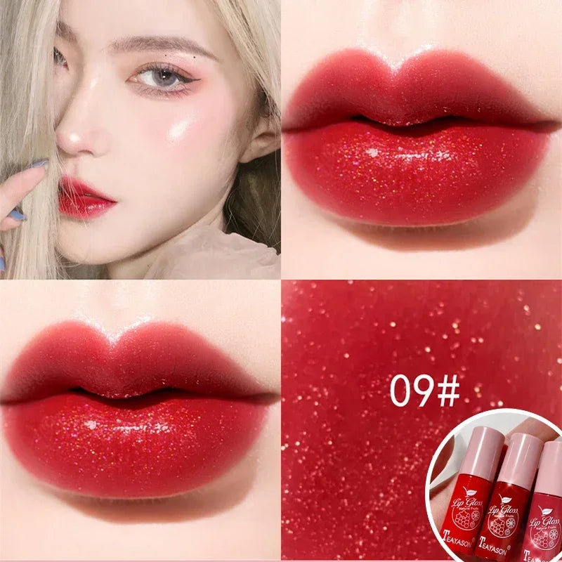 Mirror Water Light Lip Gloss Transparent Glass Lasting Moisturizing Waterproof Liquid Lipstick Pearlescent Fine Shine Lip Glaze