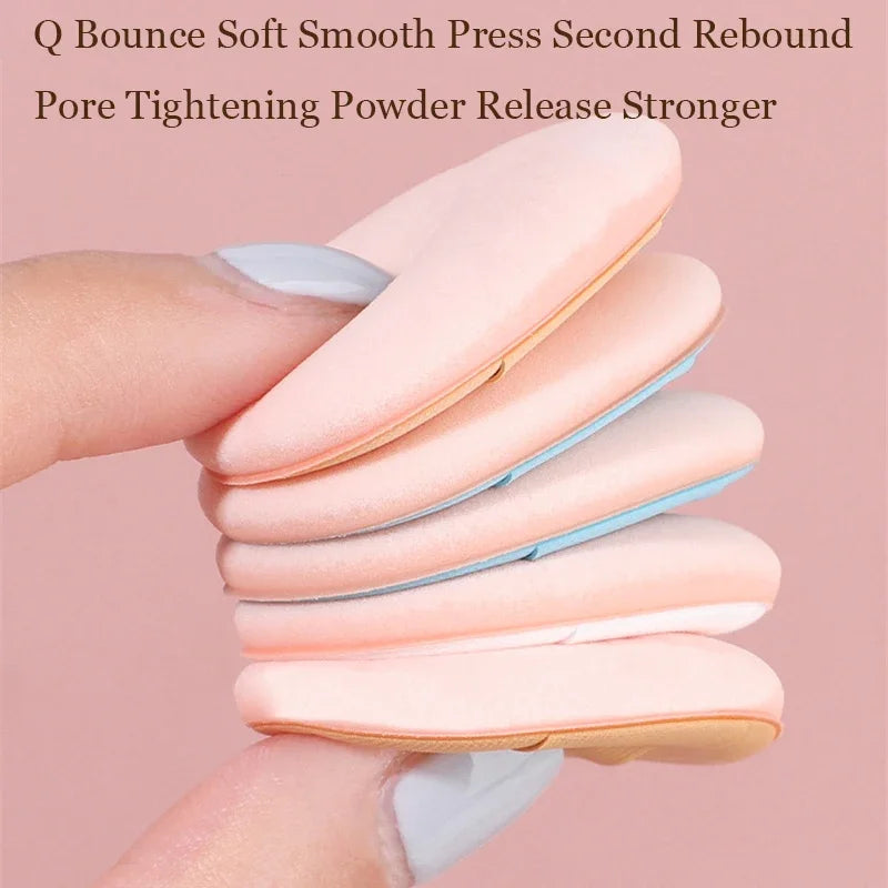 3/10pcs Mini Size Professional Cosmetic Cushion Puff Concealer Foundation Detail Puff Finger Puff Set Makeup Sponge Beauty Tool