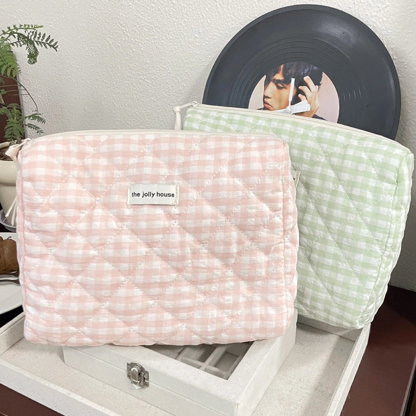 Large Capacity Women's Cosmetic Bags Cases Casual Ladies Small Storage Bag with Zipper Female Travel Clutch Bag Small Handbags