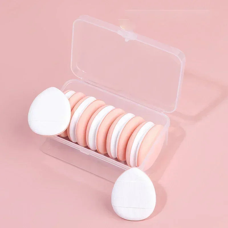 3/10pcs Mini Size Professional Cosmetic Cushion Puff Concealer Foundation Detail Puff Finger Puff Set Makeup Sponge Beauty Tool