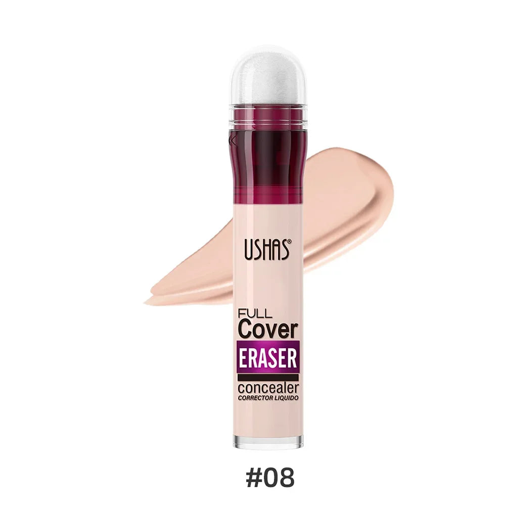 Full Cover Eraser Concealer Corrector Liquid 24h Lasting Makeup Waterproof Foundation Efficient Moisturizing Korean Shadows