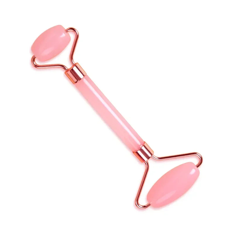 Gua Sha Massage Board for Face Rose Pink Guasha Set Plate Jade Face Massager Scrapers Tools for Face Neck Back Body