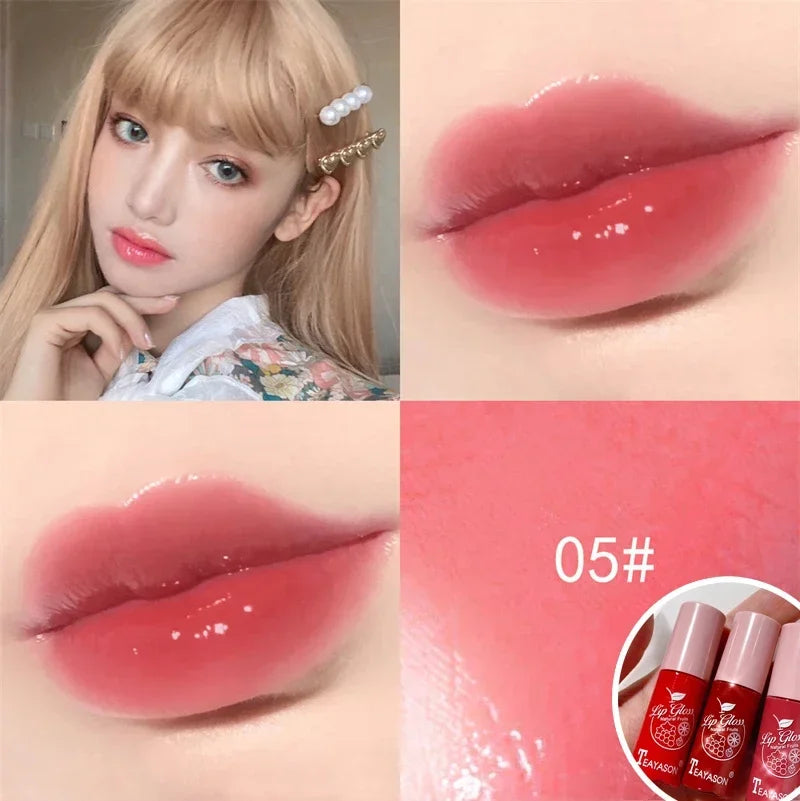 Mirror Water Light Lip Gloss Transparent Glass Lasting Moisturizing Waterproof Liquid Lipstick Pearlescent Fine Shine Lip Glaze