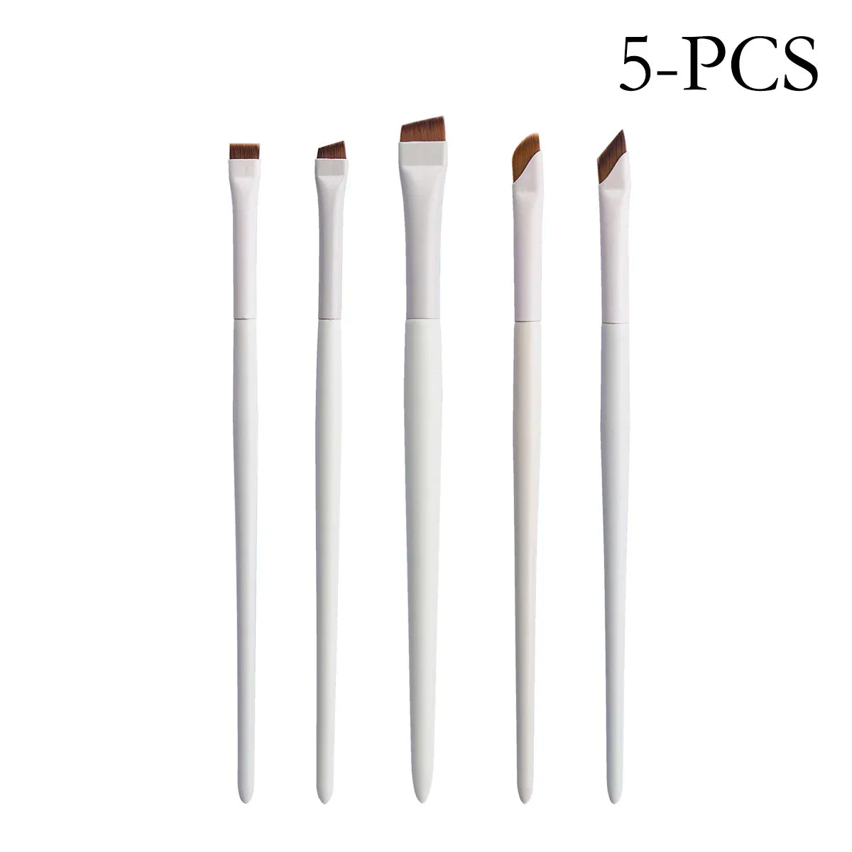 Upgrade Blade Eyeliner Brush Ultra Thin Fine Angle Flat Eyebrow Brush Under The Eye Makeup Brushes Precise Detail Brush white