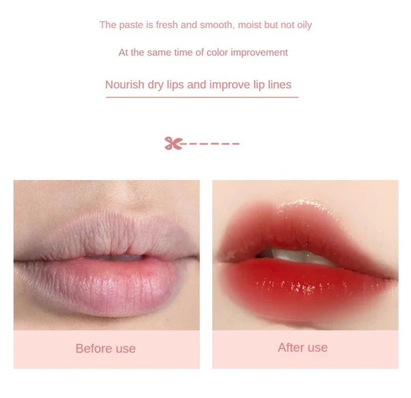 Moisturize Lip Balm Lipstick Hydrate Cute Girl Plump Lip Water Light Lip Glaze Makeup Korean Lipstick Cosmetic 3 Colors