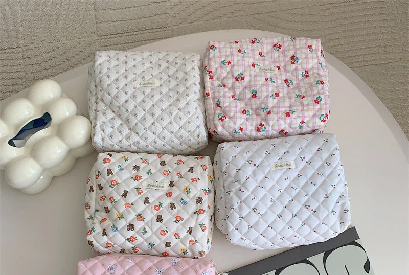 Large Capacity Women's Cosmetic Bags Cases Casual Ladies Small Storage Bag with Zipper Female Travel Clutch Bag Small Handbags