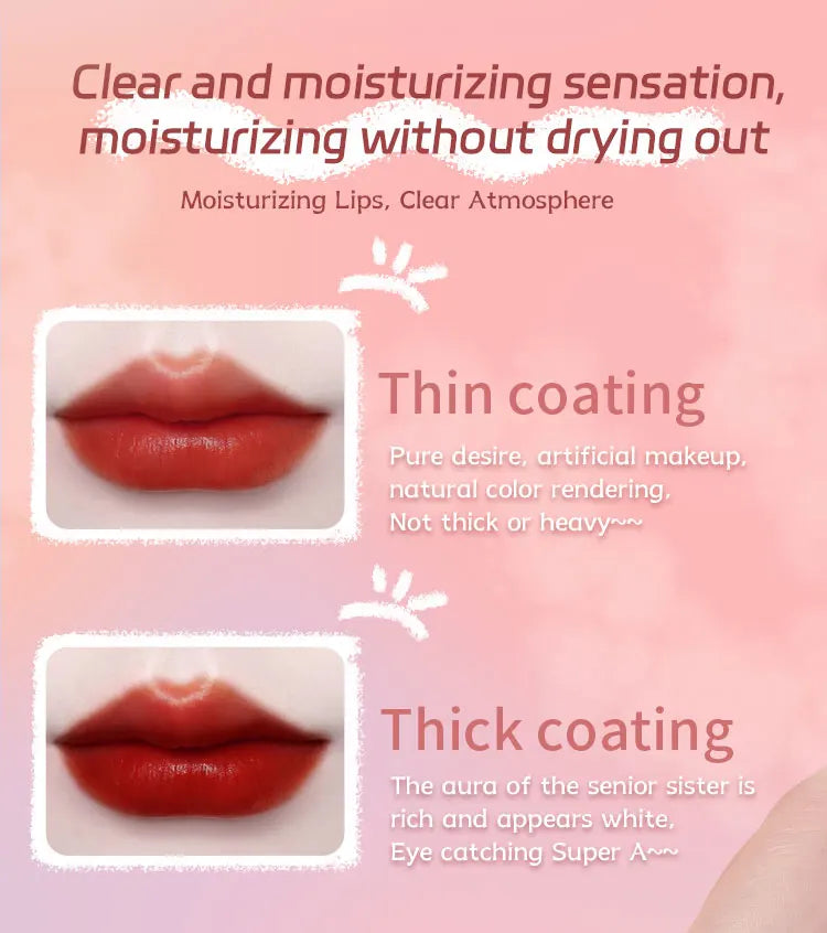 Lip Gloss Long-lasting Moisturizing Waterproof Mirror Glass Is Not Easy To Fade Silk Mist Soft Gloss Lip Gloss Cosmetics