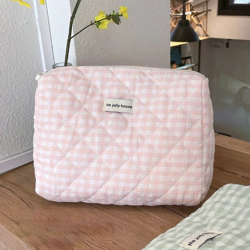 Large Capacity Women's Cosmetic Bags Cases Casual Ladies Small Storage Bag with Zipper Female Travel Clutch Bag Small Handbags