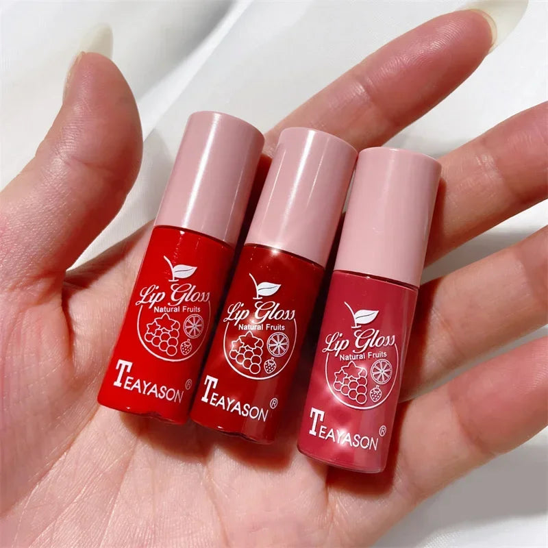 Mirror Water Light Lip Gloss Transparent Glass Lasting Moisturizing Waterproof Liquid Lipstick Pearlescent Fine Shine Lip Glaze