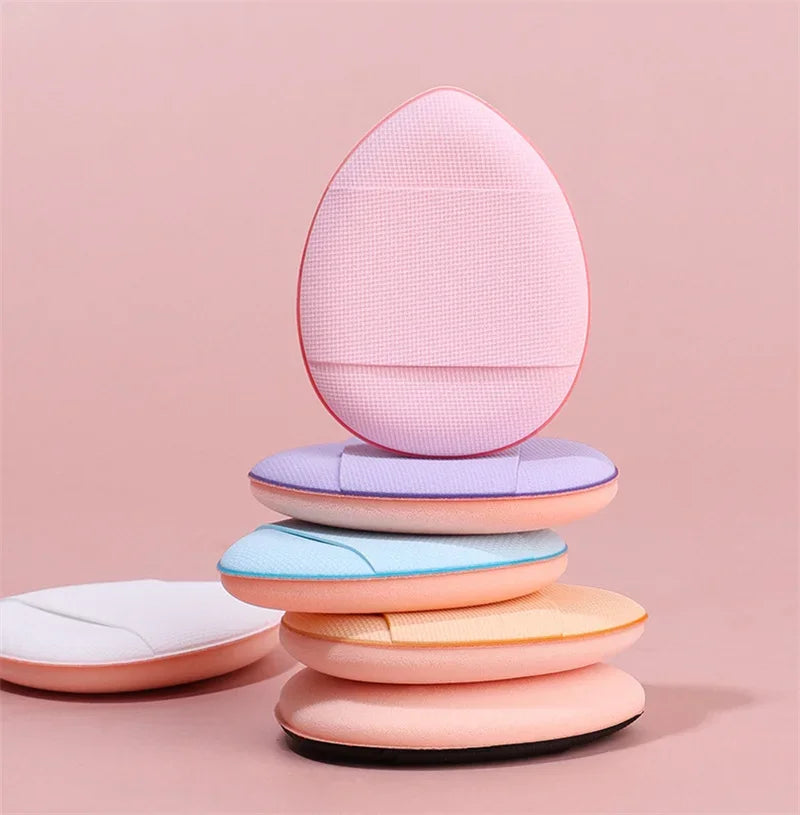 3/10pcs Mini Size Professional Cosmetic Cushion Puff Concealer Foundation Detail Puff Finger Puff Set Makeup Sponge Beauty Tool