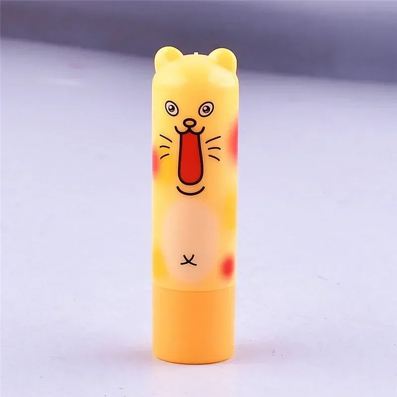 New Makeup Moisturizing Colourless Lip Balm Natural Plant Sphere Lip Gloss Fruit Embellish lipstick Cute smile face Makeup