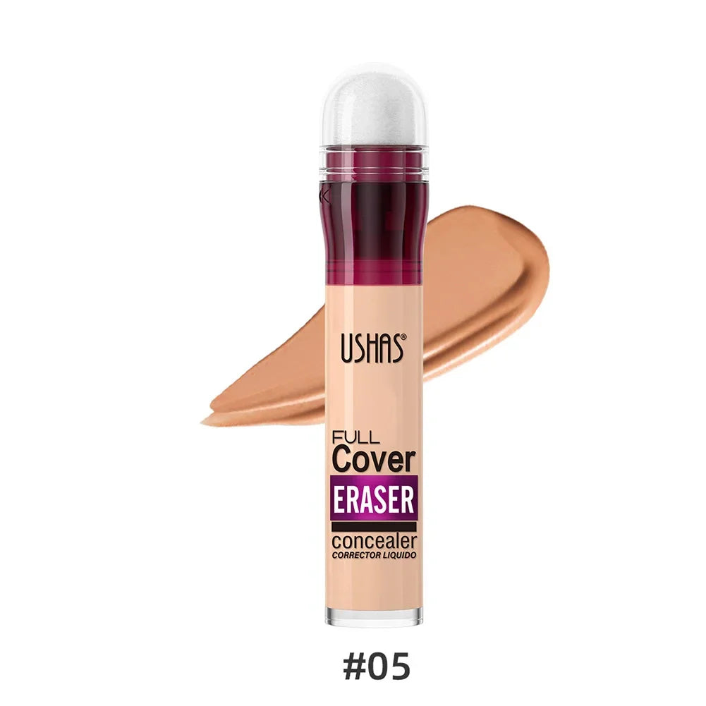 Full Cover Eraser Concealer Corrector Liquid 24h Lasting Makeup Waterproof Foundation Efficient Moisturizing Korean Shadows