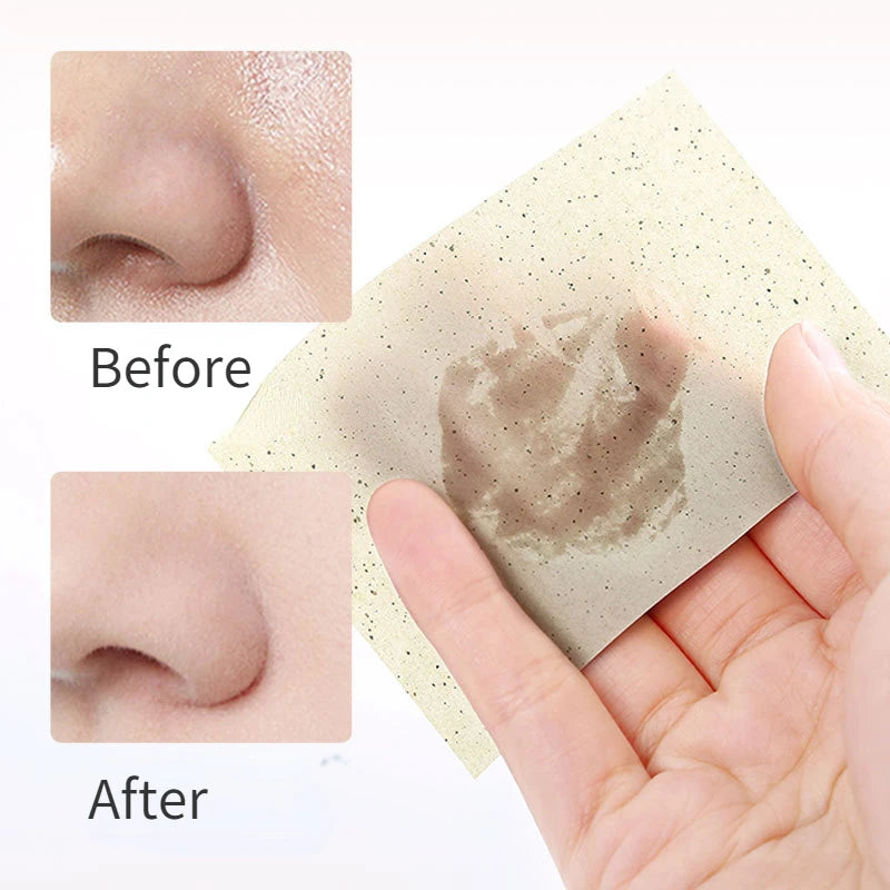 100pcs/set Facial Oil Blotting Paper Matte Face Wipes Oil Control Oil-absorbing Face Cleaning Beauty Makeup Tools Accessories