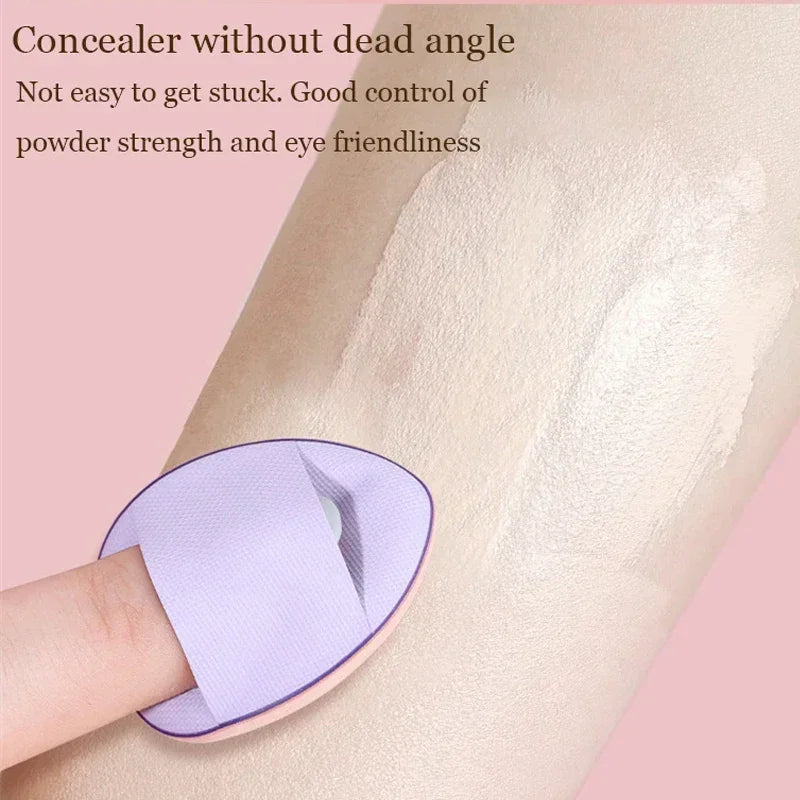 3/10pcs Mini Size Professional Cosmetic Cushion Puff Concealer Foundation Detail Puff Finger Puff Set Makeup Sponge Beauty Tool